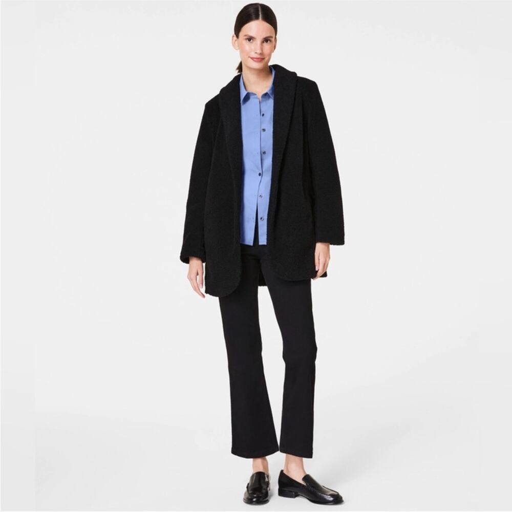 NWT Spanx Fleece Shawl Jacket Size Medium